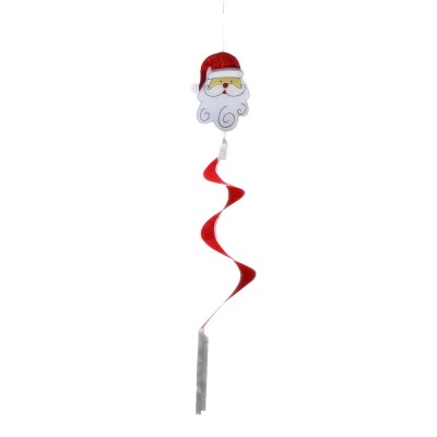 christmas santa hanging decorative wind spiral