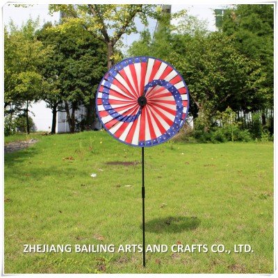 July 4th US patriotic garden decoration wind spinner