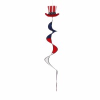 USA patriotic hat design hanging decor wind twirler