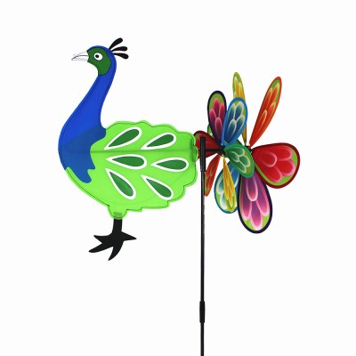 hot selling polyester outdoor garden decor peacock