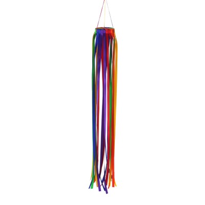 rainbow color home and garden party decor mini wind sock