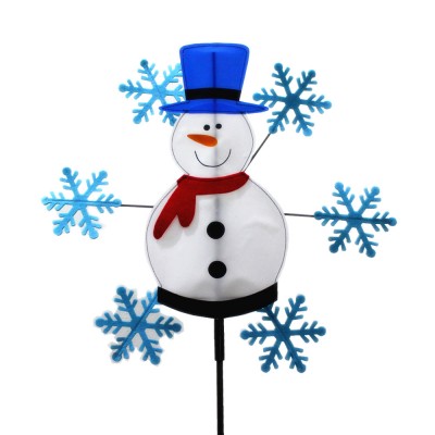 2018 newest christmas outdoor decor snowman windmill