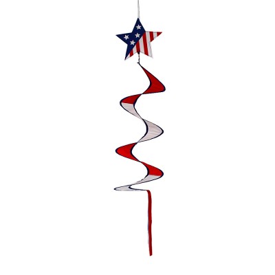 best selling polyester USA flag July 4th patriotic windsock