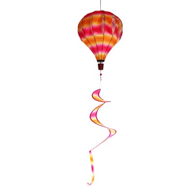 2019 polyester neon hot air balloon 3D wind spinner