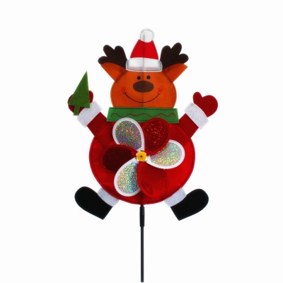 reindeer christmas decorative outdoor windmill