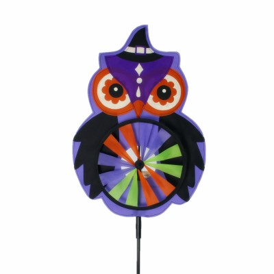 high quality owl design halloween decorative party windmill