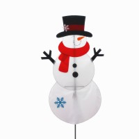 2018 newest christmas outdoor decor snowman flag